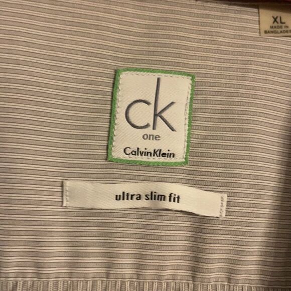 Men’s Ultra slim fit XL Calvin Klein Button Down - Picture 3 of 6